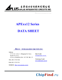 Datasheet  APExx12