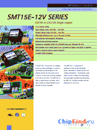 Datasheet  SMT15E-12V