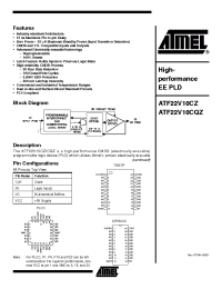 Datasheet  ATF22V10CZ
