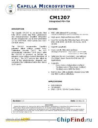 Datasheet  CM1207
