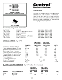 Datasheet  CMPD2004