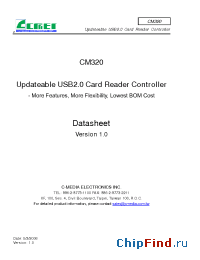 Datasheet  CM320