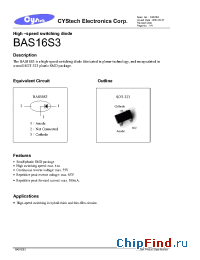 Datasheet  BAS16S3