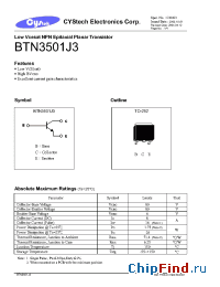 Datasheet  BTN3501J3