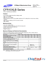 Datasheet  CFR10XLB