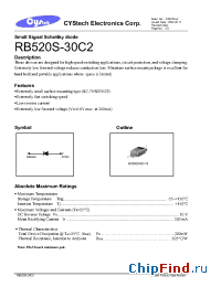 Datasheet  RB520S-30C2