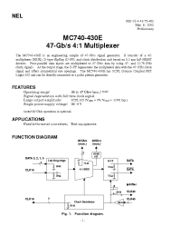 Datasheet  MC740-430E