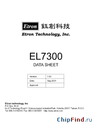 Datasheet  EL7300