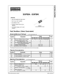 Datasheet  EGP20A