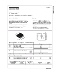 Datasheet  FDS4435BZ