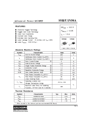 Datasheet  SSR/U1N50A