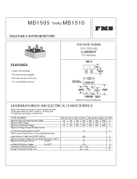 Datasheet  MB15xx