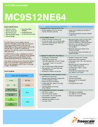 Datasheet  MC9S12NE64