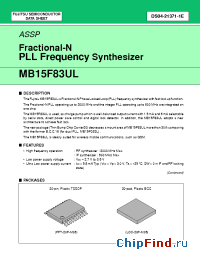 Datasheet  MB15F83UL