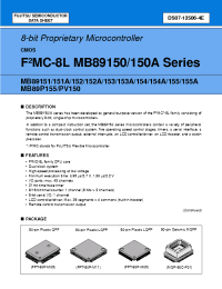 Datasheet  MB89150