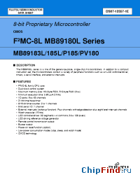 Datasheet  MB89180L