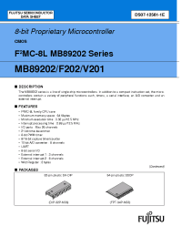 Datasheet  MB89202