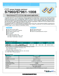 Datasheet  S7960-1008
