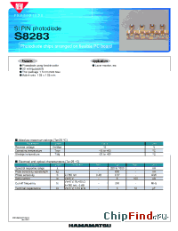 Datasheet  S8283