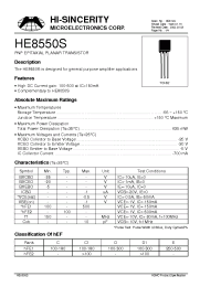 Datasheet  HE8550S