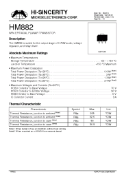 Datasheet  HM882