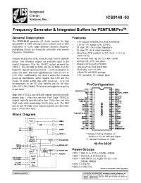 Datasheet  ICS9148F-03