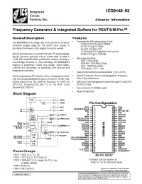 Datasheet  ICS9148F-37