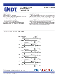 Datasheet  IDT74FCT3245