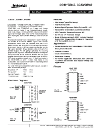 Datasheet  CD4017BMS