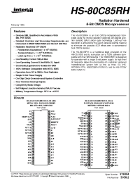 Datasheet  HS-80C85RH