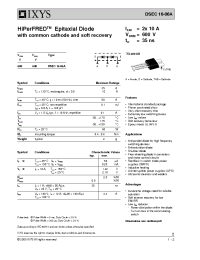 Datasheet  DSEC16-06A