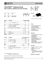Datasheet  DSEC30-03A