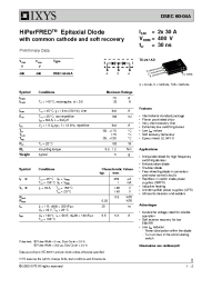 Datasheet  DSEC60-04A