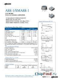 Datasheet  SMA88-1