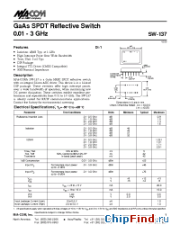 Datasheet  SW-137