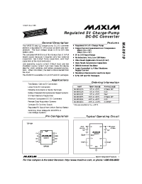 Datasheet  MAX619