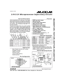 Datasheet  MAX704T