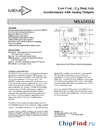 Datasheet  MXA2312A