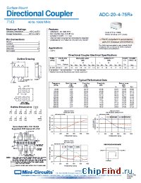 Datasheet  ADC-20-4-75R+