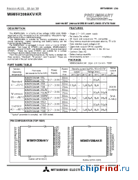 Datasheet  M5M5V208AKR