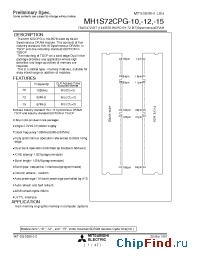Datasheet  MH1S72CPG