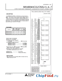 Datasheet  MH4M365CNXJ