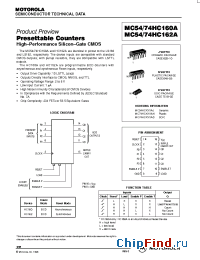 Datasheet  MC54/74HC160A