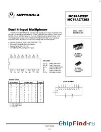 Datasheet  MC74AC352
