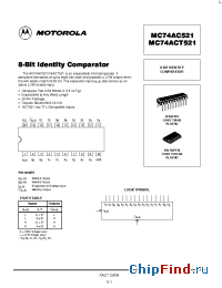 Datasheet  MC74AC521