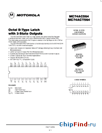 Datasheet  MC74AC564
