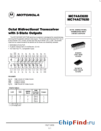 Datasheet  MC74AC620
