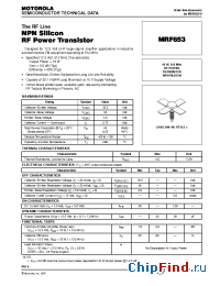 Datasheet  MRF653