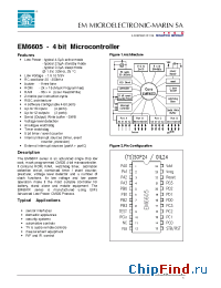 Datasheet  EM6605