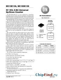 Datasheet  MC100E136